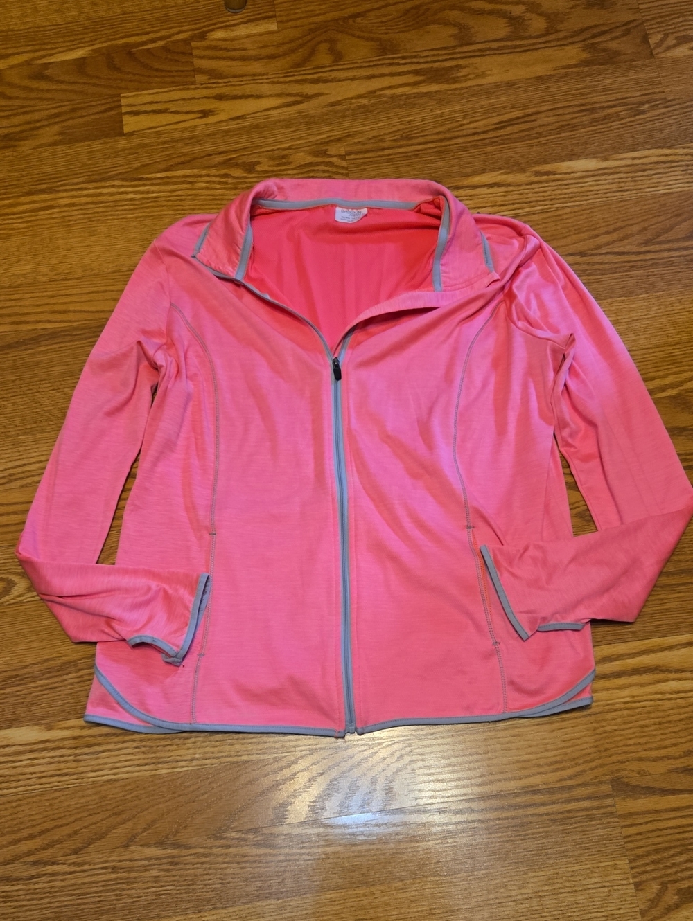 Danskin Now Hot Pink Jacket with Gray Trim
